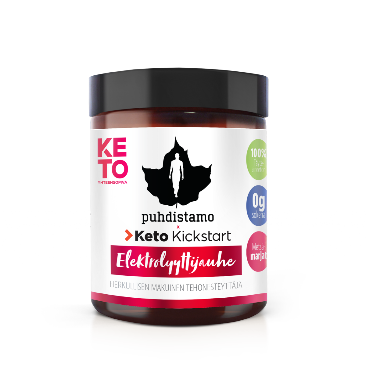 Keto Kickstart Elektrolyyttijauhe Puhdistamo 120g verkkokauppa
