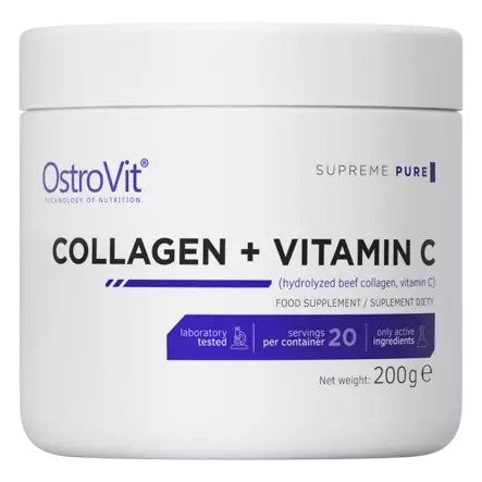 OstroVit Supreme Pure Collagen + Vitamin C - Kollageeniproteiinit - 08850 - 1