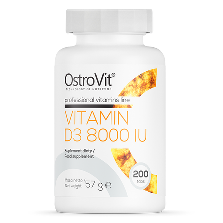 OstroVit Vitamin D3 8000 IU - D-vitaminer - 10740 - 1