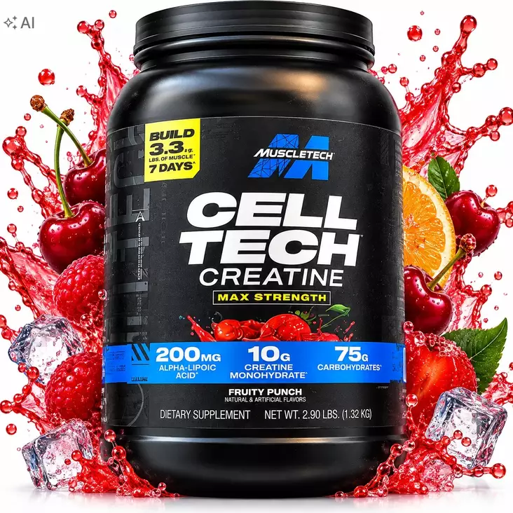 MuscleTech Cell-Tech 1,36 kg Performance Series kreatiinisekoite 1,32 kg -  - 900461-61-08770 - 1