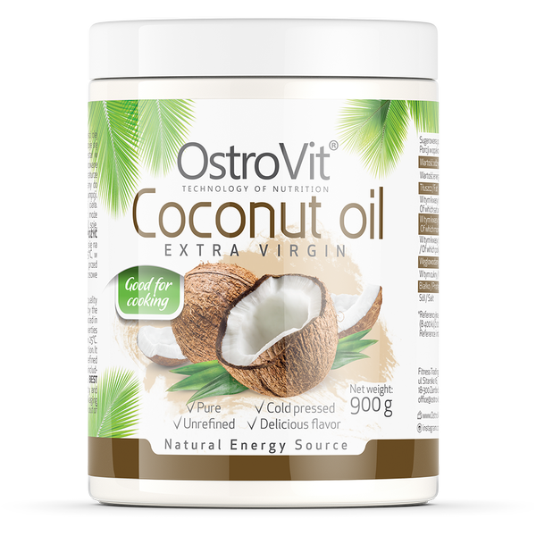 OstroVit Extra Virgin Coconut Oil 900g - Coconut Oils - 09381 - 1