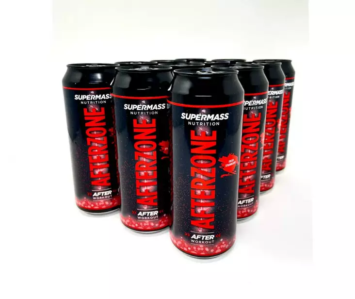 SUPERMASS NUTRITION Afterzone valmisjuoma 500ml Fresh Strawberry - Drinks - 08118-01 - 1