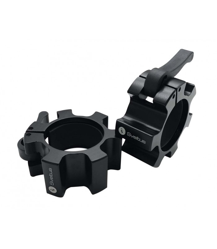 Sveltus Aluminium Stop Disc Black 50mm - Barbells, Weight Plates, and Locks - 10691 - 1