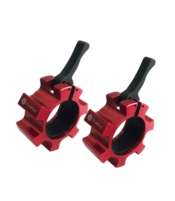 Sveltus Aluminium Stop Disc Red 50mm - Barbells, Weight Plates, and Locks - 10691-01 - 1