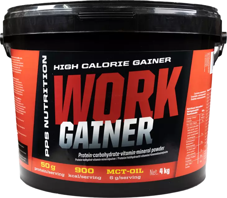 Work Gainer 4kg PPS Nutrition - Gainers / Mass Gain Supplements - 00971-01 - 1