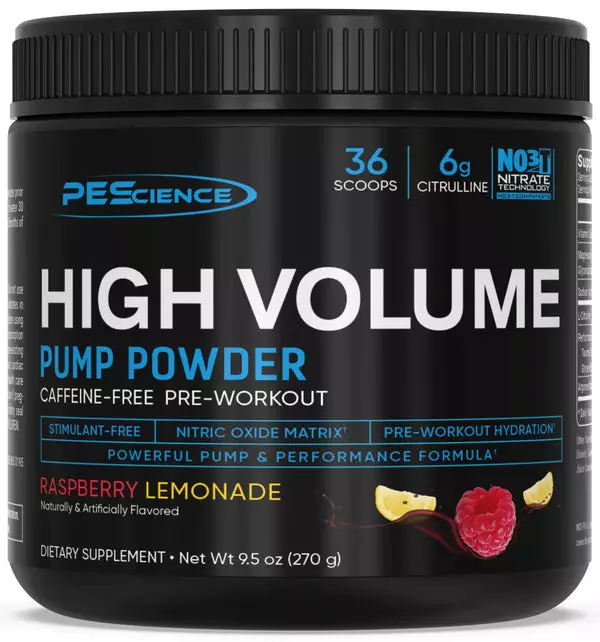 High Volume 270g PEScience - Koffeinfri PWO-preparat - 01163-01 - 1
