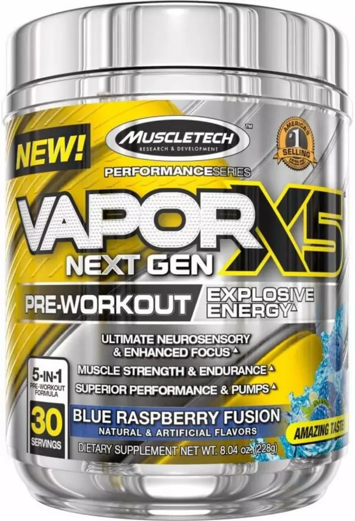NaNO Vapor X5 Next Gen Muscletech pwo - Pre-Workout Supplements - 08651 - 1