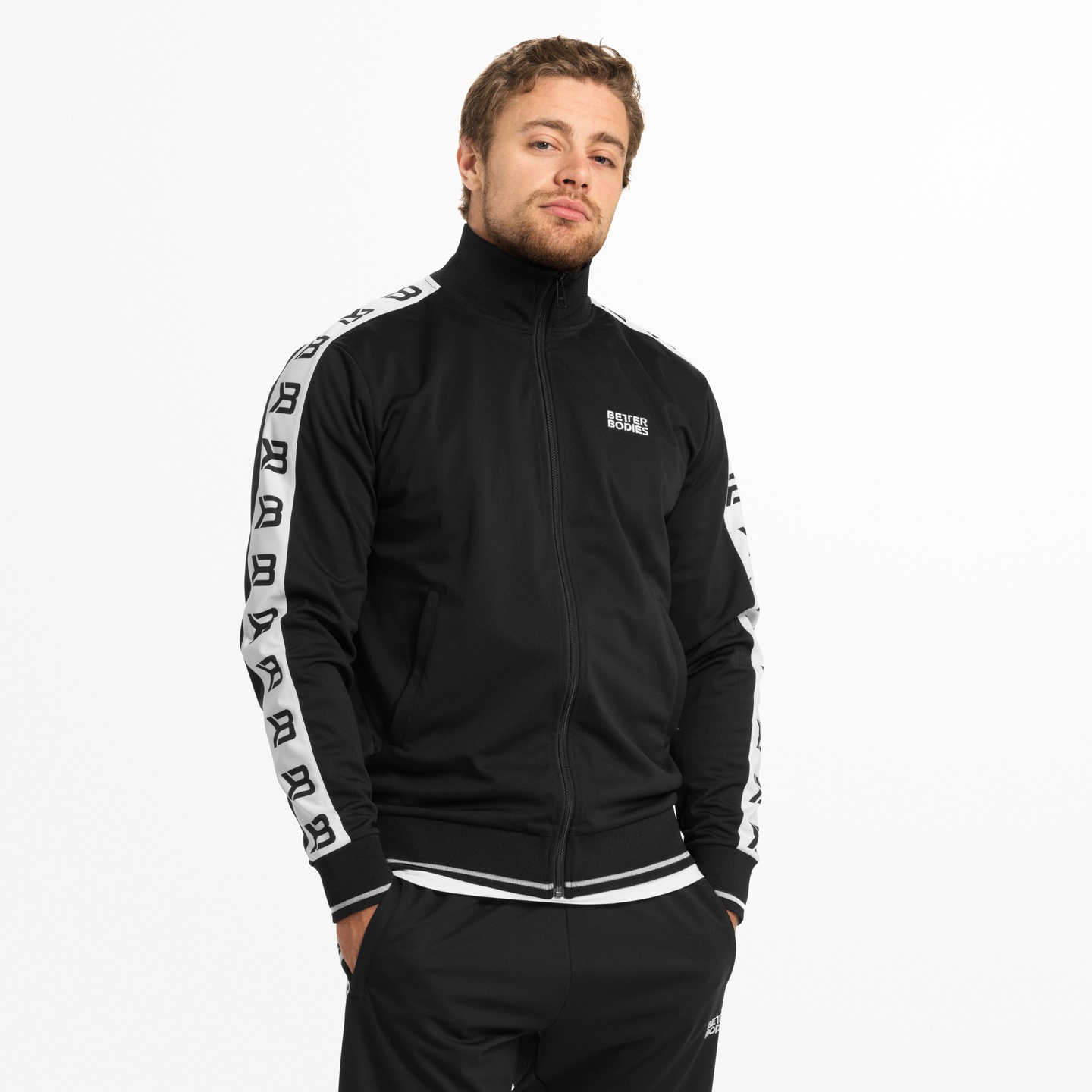 Better Bodies Bronx Track Jacket Black webstore