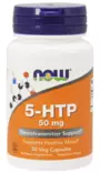 NOW Foods 5-HTP 50mg aminohappo kapseli - Unen laatu - 11322 - 1
