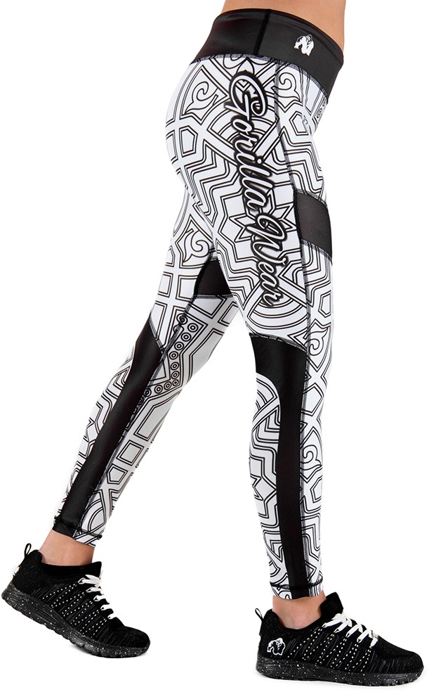 Gorilla Wear Pueblo Tights Black/White - Damunderkläder - 09032 - 1