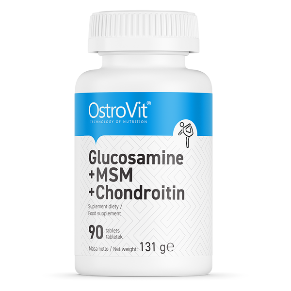 OstroVit Glucosamine + MSM + Chondroitin 90 tabs - Ledens välbefinnande - 08852 - 1