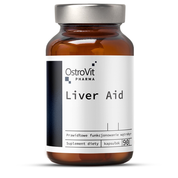 OstroVit Pharma Liver Aid 90 caps - Magtens och tarmens välbefinnande - 08862 - 1