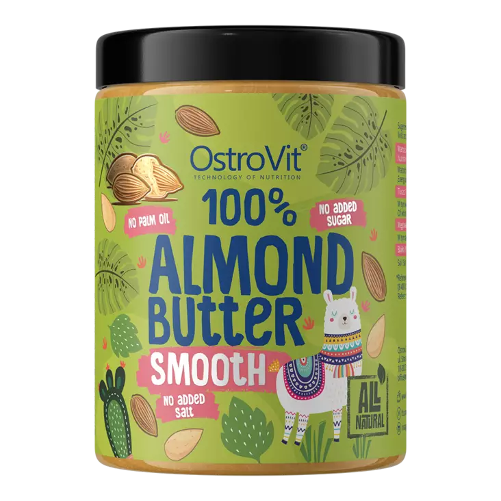 OstroVit Almond Butter 100% Smooth mantelivoi - Pähkinävoit - 11092 - 1