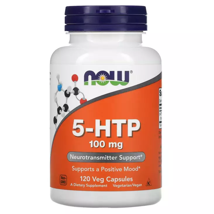 NOW Foods 5-HTP 50mg aminohappo kapseli - Unen laatu - 11322 - 1