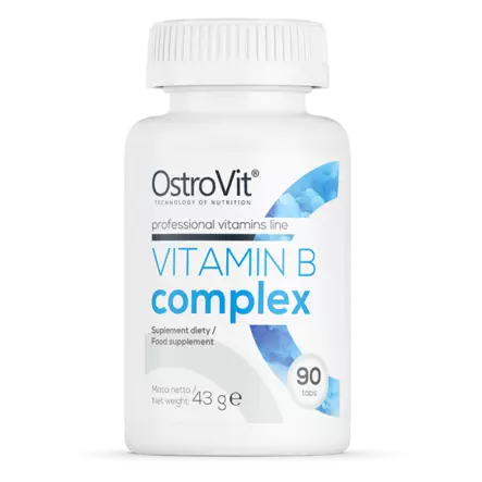 OstroVit Vitamin B Complex 90 tabs - B Vitamins - 08833 - 1