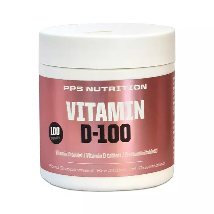 D-100.100kaps.PPS Nutrition - Vitamin D - 06733 - 1