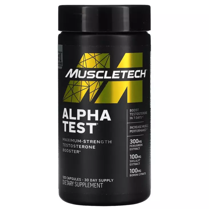 Muscletech Pro Series Alpha Test 120 caps - Testoboosters - 09233 - 1