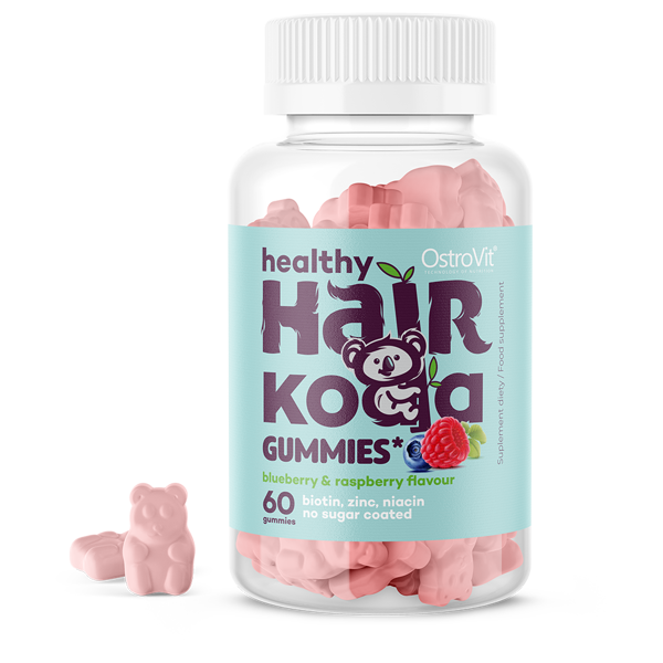OstroVit Healthy Hair Koala Gummies 60 kpl - Other Mineral Nutrients - 08963 - 1