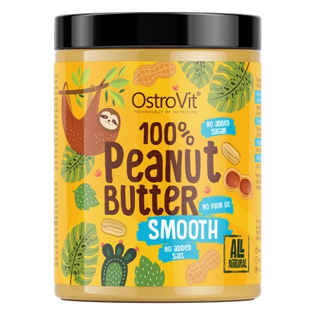 OstroVit Peanut Butter 100% Smooth maapähkinävoi - Pähkinävoit - 09383 - 1