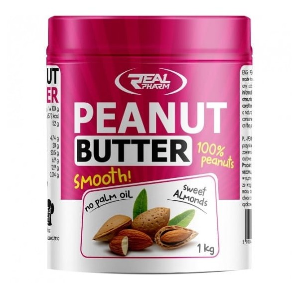 Real Pharm Peanut Butter Almond - Nötkrämer - 11093 - 1