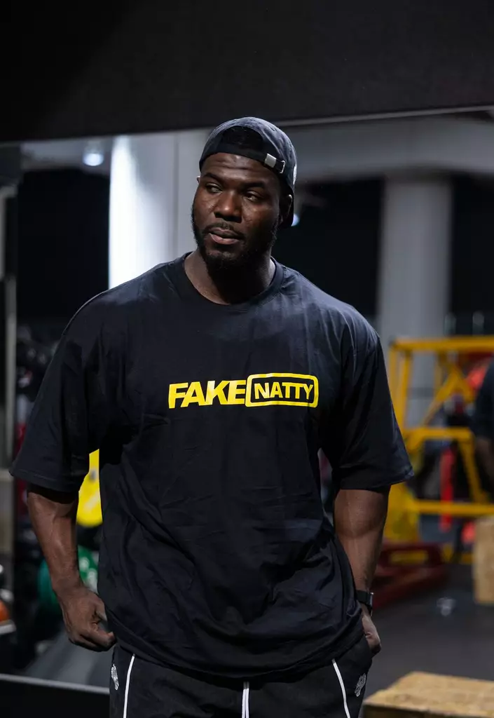 Attitude Gym Wear FAKE NATTY t-paita - Miesten yläosat - 11363 - 1