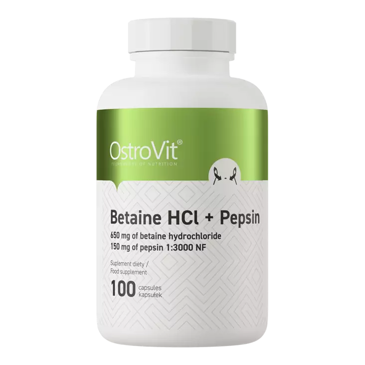 OstroVit Betaine HCl + Pepsin - Gut and Digestive Health - 10743 - 1