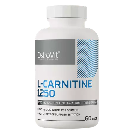 OstroVit Supreme Capsules L-Carnitine 1250 karnitiini - L-Karnitiinit - 08843 - 1