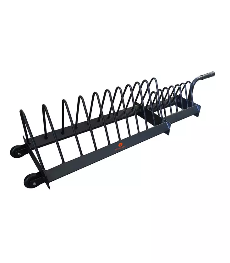 Sveltus Plate Rack With Castors - Barbells, Weight Plates, and Locks - 11063 - 1
