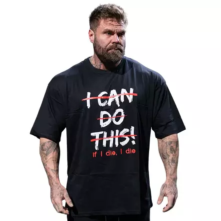 Attitude Gym Wear I CAN DO THIS! t-paita - Miesten yläosat - 11364 - 2
