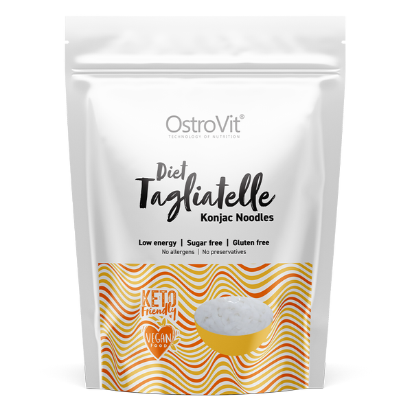 OstroVit Diet Tagliatelle Konjac Noodles - Kosttillskott för muskeluppbyggnad - 10674 - 1