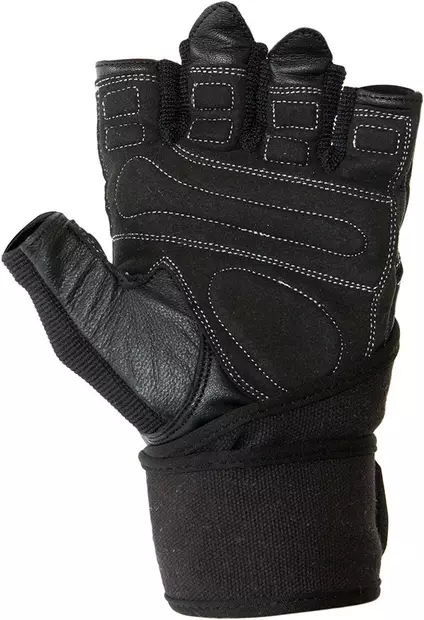 Gorilla Wear Dallas Wrist Wrap Gloves Black salihanskat rannetuella - Treenihanskat - 08535 - 2