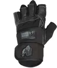 Gorilla Wear Dallas Wrist Wrap Gloves Black salihanskat rannetuella - Treenihanskat - 08535 - 1