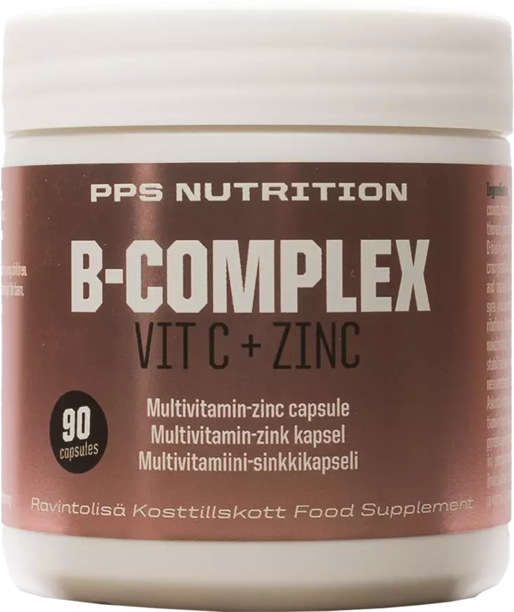 B-Complex PPS Nutrition 90 kapslar - B-vitaminer - 08375 - 1