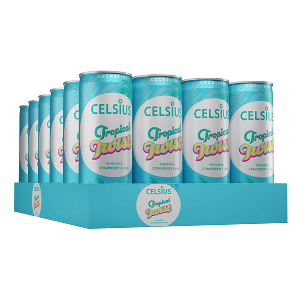Celsius Tropical Twist 355ml (2/23) - Drinks - 09445 - 1