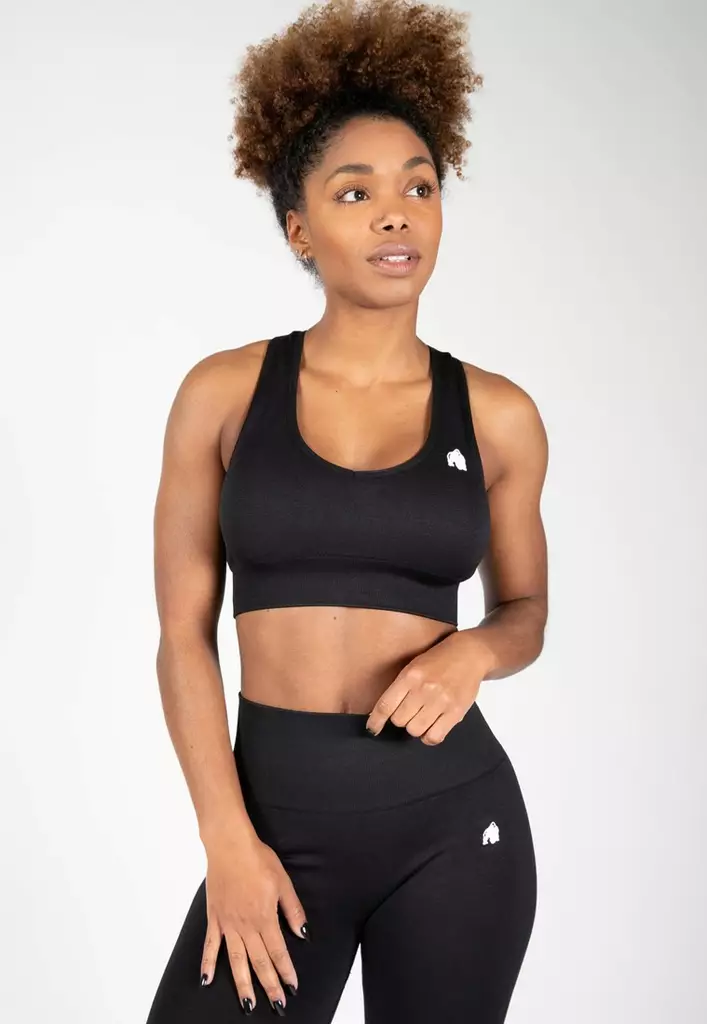 Gorilla Wear Neiro Seamless Sports Bra Black - Damskappor - 09355 - 1
