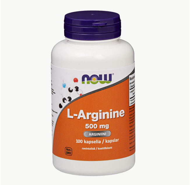 NOW Foods L-Arginine 500mg l-argiini - L-Arginiinit - 02315 - 1