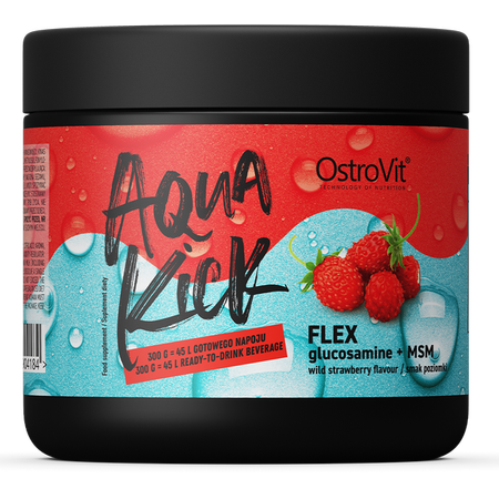 OstroVit Aqua Kick Flex 300g Wild Strawberry - Nivelten hyvinvointi - 10135 - 1
