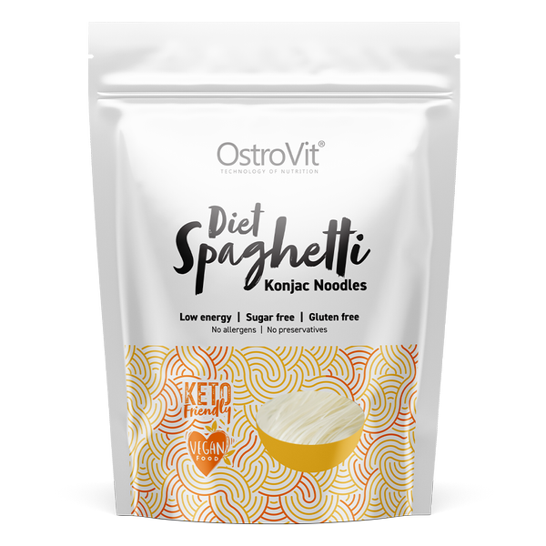 OstroVit Diet Spaghetti Carrot Konjac Noodles - Kosttillskott för muskeluppbyggnad - 10675 - 1