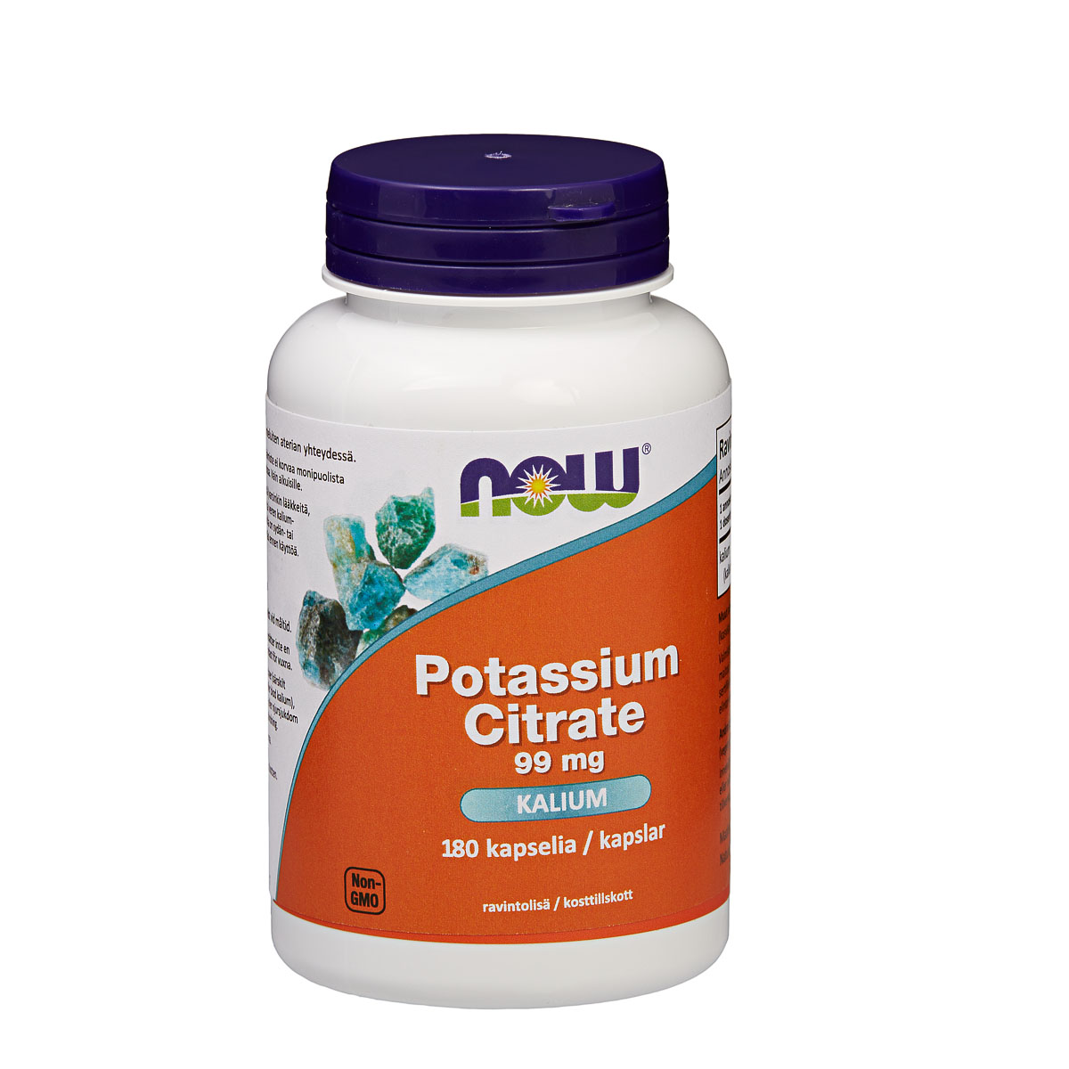 NOW Foods Potassium Citrate 180 kapselia verkkokauppa