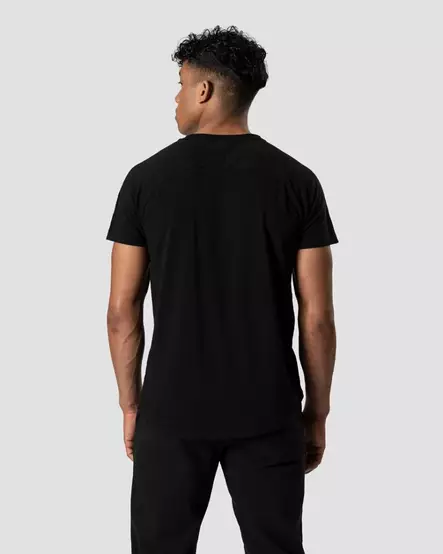 ICIW Essential Tee Black Men - Miesten yläosat - 10376 - 2