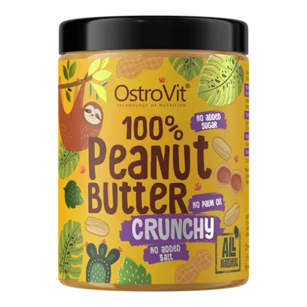 OstroVit Peanut Butter 100% Crunchy - Nut Butters - 10966 - 1