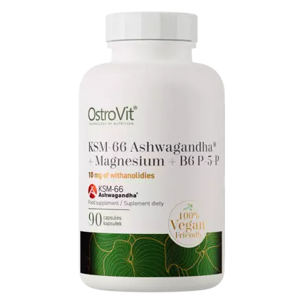 OstroVit KSM-66 Ashwagandha + Magnesium + B6 P-5-P - Ashwagandha - 11536 - 1