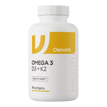 OstroVit Omega 3 D3 + K2 rasvahappokapseli - Omega-3 rasvahapot - 10166 - 1