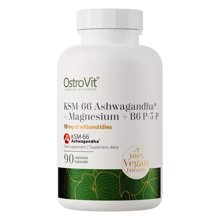 OstroVit KSM-66 Ashwagandha + Magnesium + B6 P-5-P - Ashwagandha - 11536 - 1