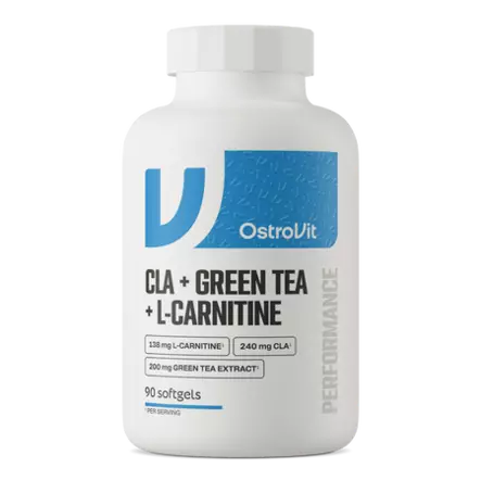 OstroVit CLA+Green tea+L-Carnitine fat burner - CLA and Green Tea - 11407 - 1