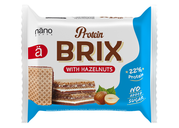 Nano Supps Protein Brix Hazelnut - Protein Bars and Cookies - 11007 - 1
