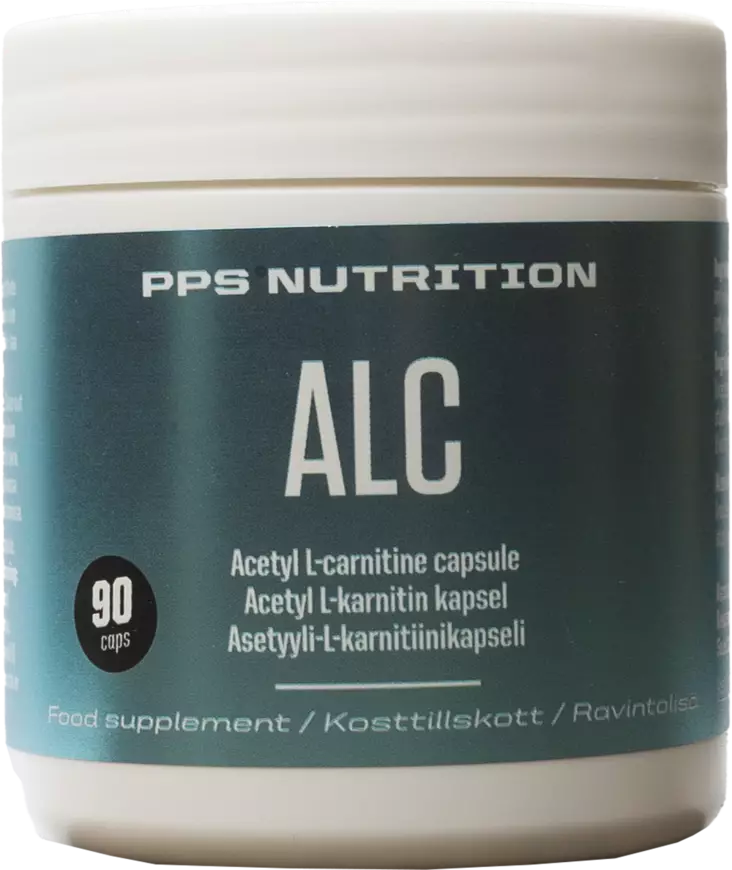 PPS Nutrition ALC 600mg asetyyli-l-karnitiinikapseli - L-Karnitiinit - 10357 - 1