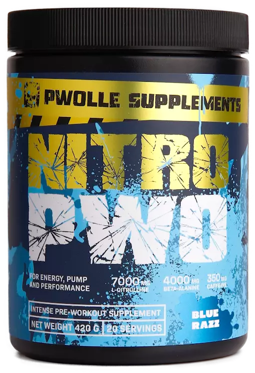 PWOlle Supplements Nitro - Pre-workout (PWO) energitillskott - 11537 - 1