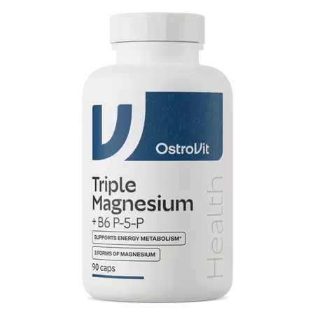 OstroVit Triple Magnesium + B6 P-5-P - Magnesiumit - 10537 - 1