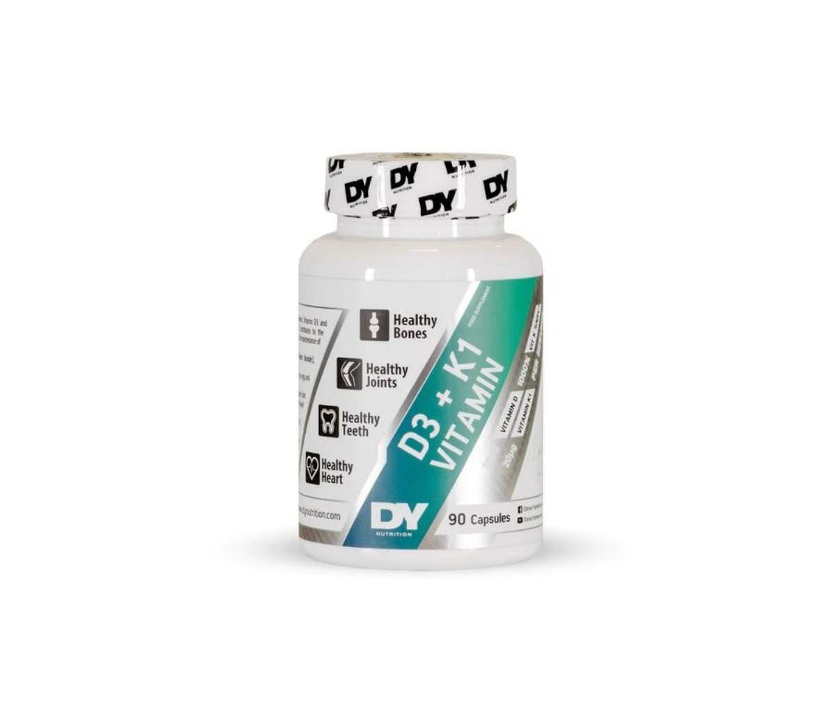 DY Nutrition D3 + K1 Vitamin 90 caps webstore